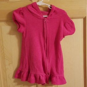 Girls hooded swimming cover